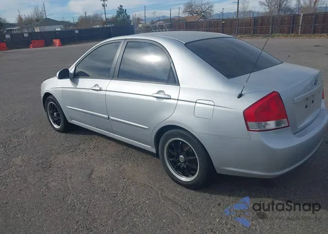 2007 Kia Spectra Ex z USA, uszkodzony, nr VIN KNAFE121675386599